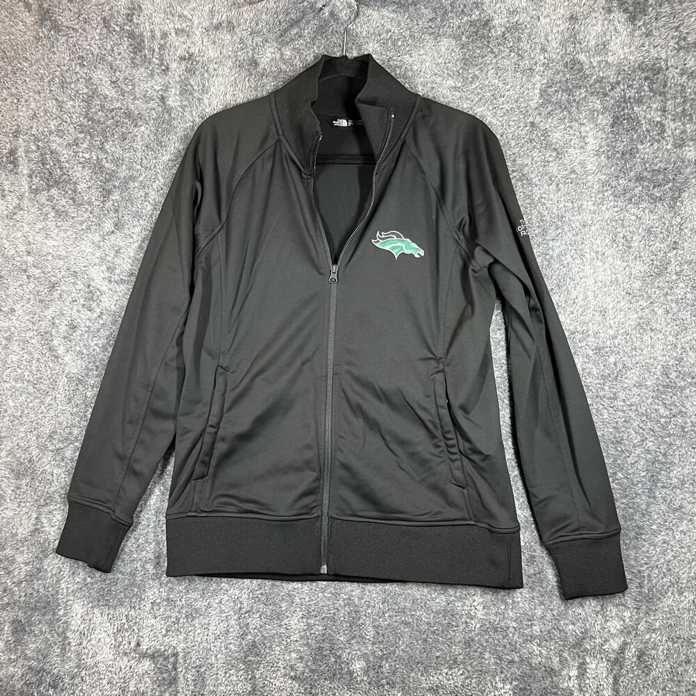 The North Face Jacket Womens Large Black Full Zip Performance Horse Logo Team